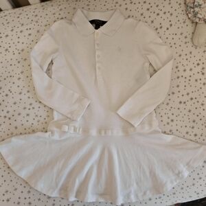 Polo by Ralph Lauren White Kids Dress